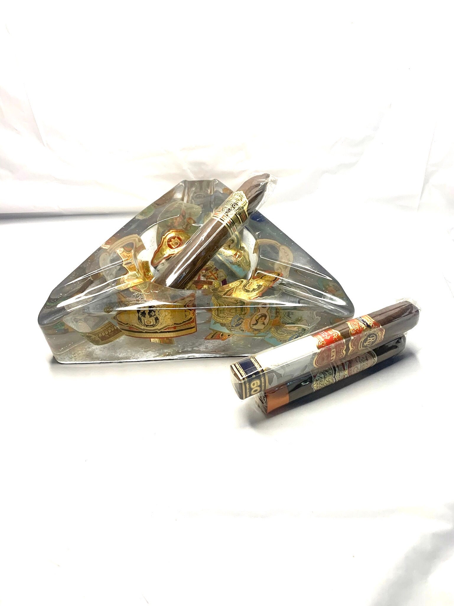 Cigar Ashtray/ashtray/cigar Kit/wedding Gift/ashtray and Coasters/cigar ...