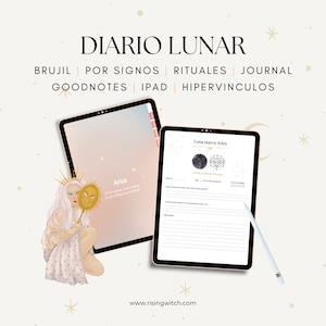 Diario lunar digital | Journaling lunar