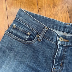 Gerade Cropped Jeans Vintage Jeans Denim Y2K Jeans 2000er Gerades Bein Jeans Classic Basic 90er Jahre Bild 9