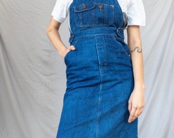 Vintage Jeans Romper Vintage Kleid Italienischer Einteiler Vintage Jeans Vintage Jeans Kleid 2000er Jahre Y2K Made in Italy Denim