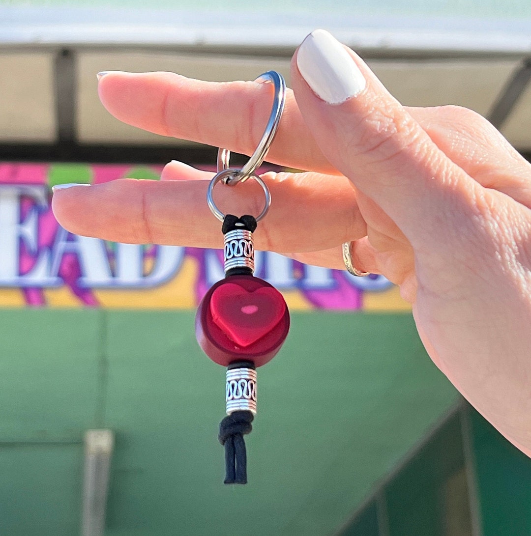 Heart Computer Keychain Heart Keychain - Etsy