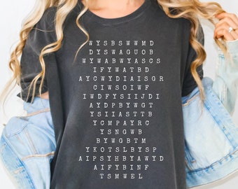 Smallest Man Bridge and Outro Shirt SMWEL Comfort Colors T-Shirt, Tortured Era Shirt Lyrics, Oversized Shirt, Gift Fan Shirt for Tay Concert
