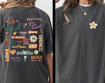Comfort colors, Be kind T-shirt, Kindness Shirt, Motivational Shirt, Inspirational Shirt, Teacher Shirt, Graphic Tees For Women, Happy Tee