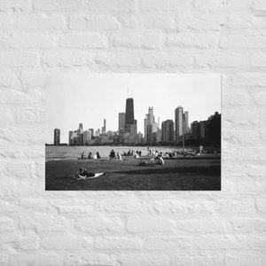 Skyline di Chicago - Poster in carta fotografica