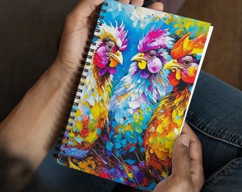 Huhn Notebook Huhn Spiralblock Huhn Liebhaber Geschenk Freund Geschenkidee