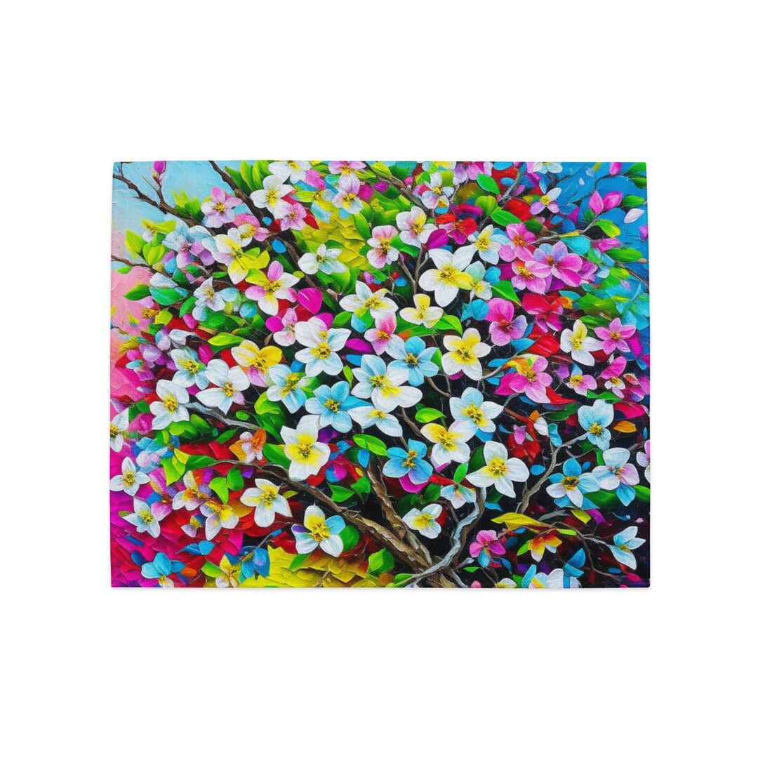 Farmhouse Dogwood Flower Placemat Set Table Decor Dining Etsy