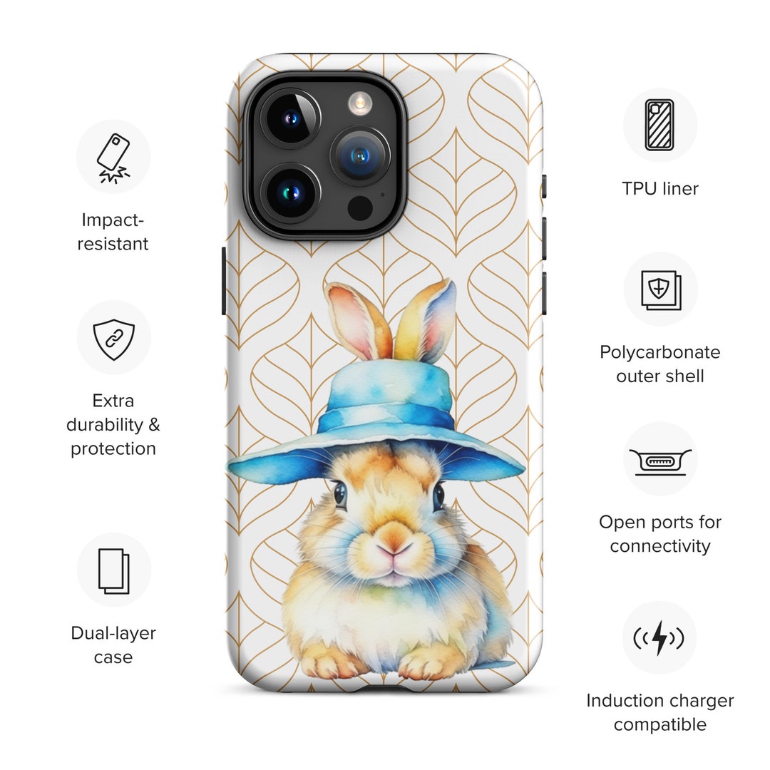 Iphone® Tough Case, Bunny Cellphone Case, Cute Bunny Phone Case, Impact