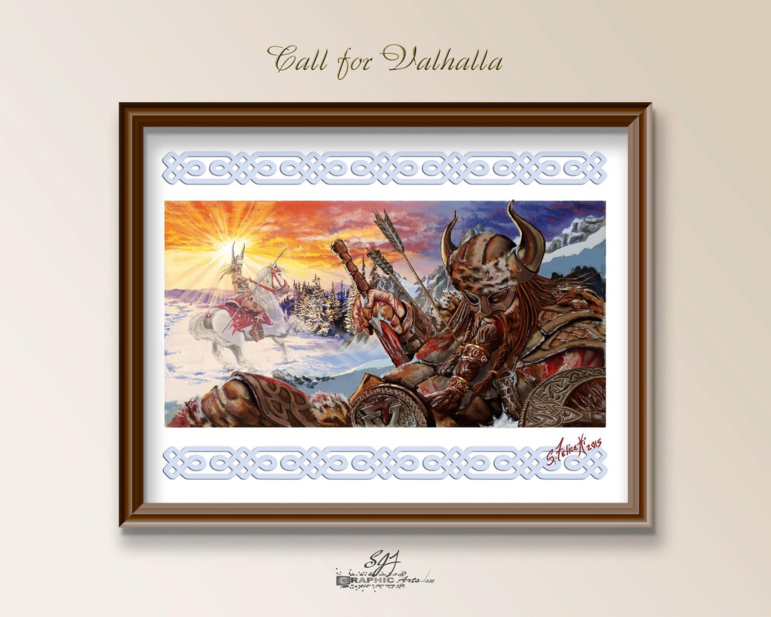 Valhalla Calling Designs Viking Fantasy Art