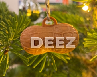 Deez Nuts Christmas Ornament: Funny Meme Gift, Secret Santa