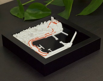 Art 3D du circuit de F1 Monaco : décoration de circuit de Formule 1