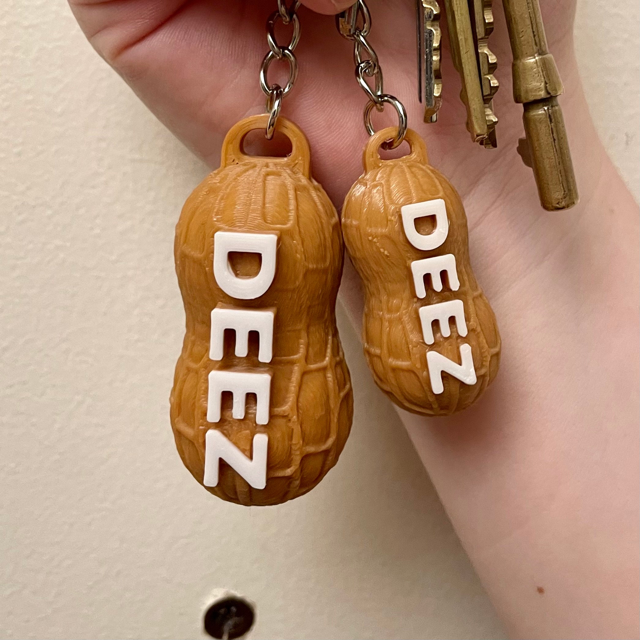 Nut Keychain Deez Nuts Keyring: Funny Meme Keychain, Novelty Gift - Etsy