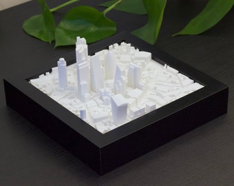 Décoration murale d'art murale de la ville de Londres | Décor 3D de la ligne d'horizon de Londres | Maquette architecturale | Carte 3D de la ville de Londres | Monument de Londres | Paysage urbain