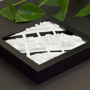 Notre-Dame de Paris Wand Kunst Dekor | 3D Paris Skyline Dekor | Architekturmodell | Notre-Dame Stadtplan | Modernes Paris Wahrzeichen | Stadtansicht