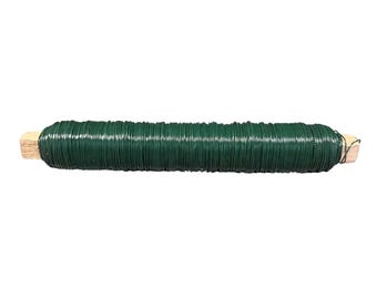 Filo floreale calibro 22 filo flessibile a paletta filo verde fiorista per