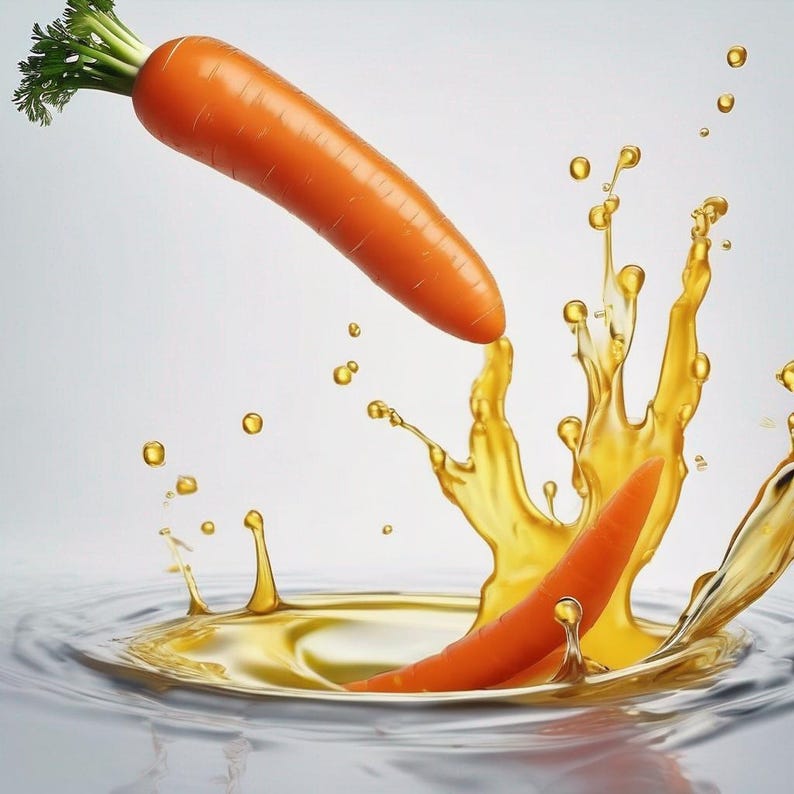 Aloe vera serum with carrot seed oil, vegan skincare, sun protection.