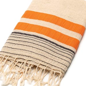 Bath Orange Towel Lightweight Turkish Linen Bath Towels Striped Picnic Blanket Boho Throw Blanket Scarf Shawl Baby Cover Gift