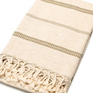 Bath Towel Heavyweight Blanket Turkish Peshtemal Linen Bath Towels Striped Picnic Blanket Boho Throw Blanket  Organic Baby Cover Gift