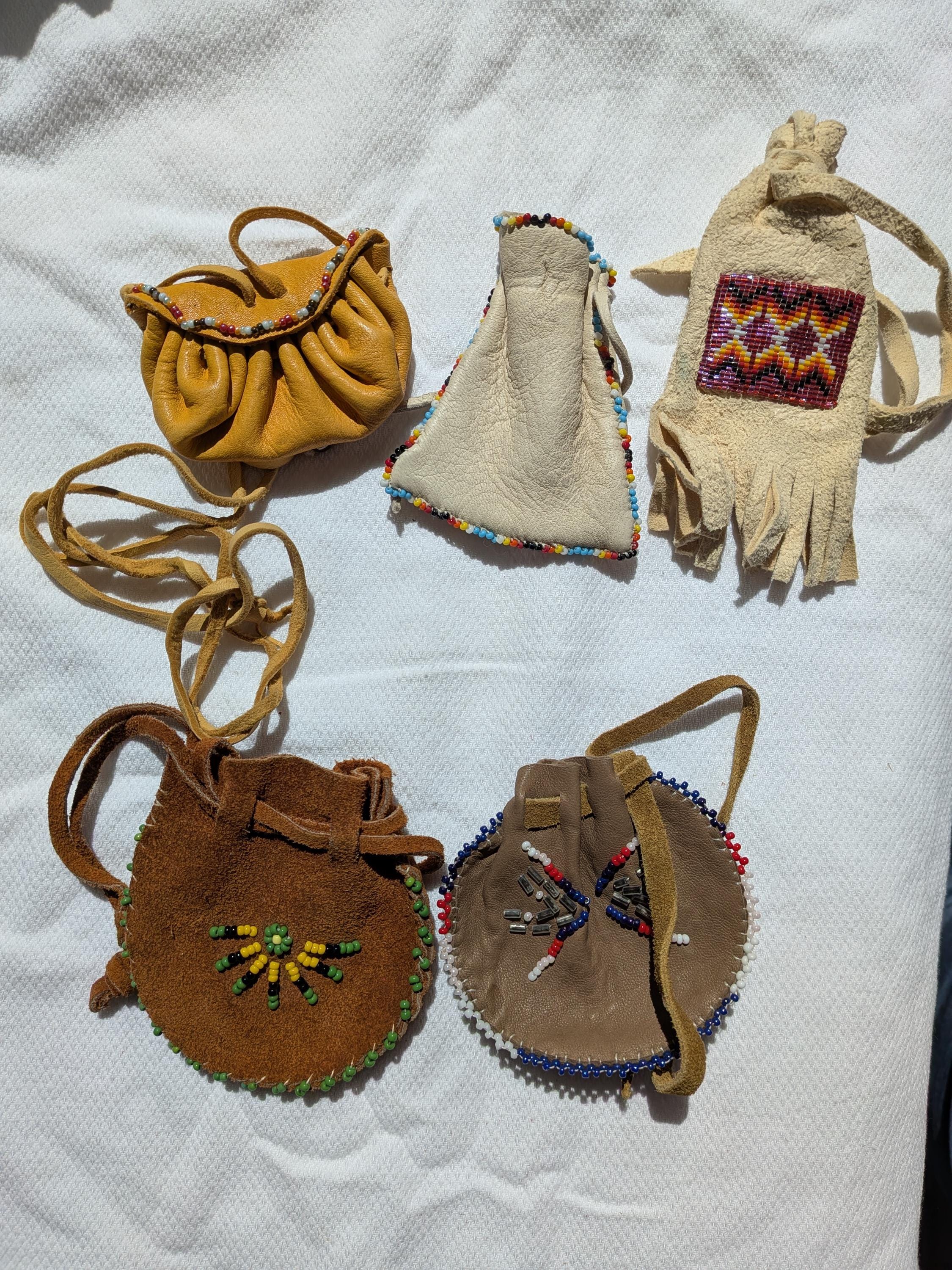 native american tobacco pouch meaning Authentic Genuine Leather Medicine Necklace Leather-Moccasins Native American Tobacco Pouch -