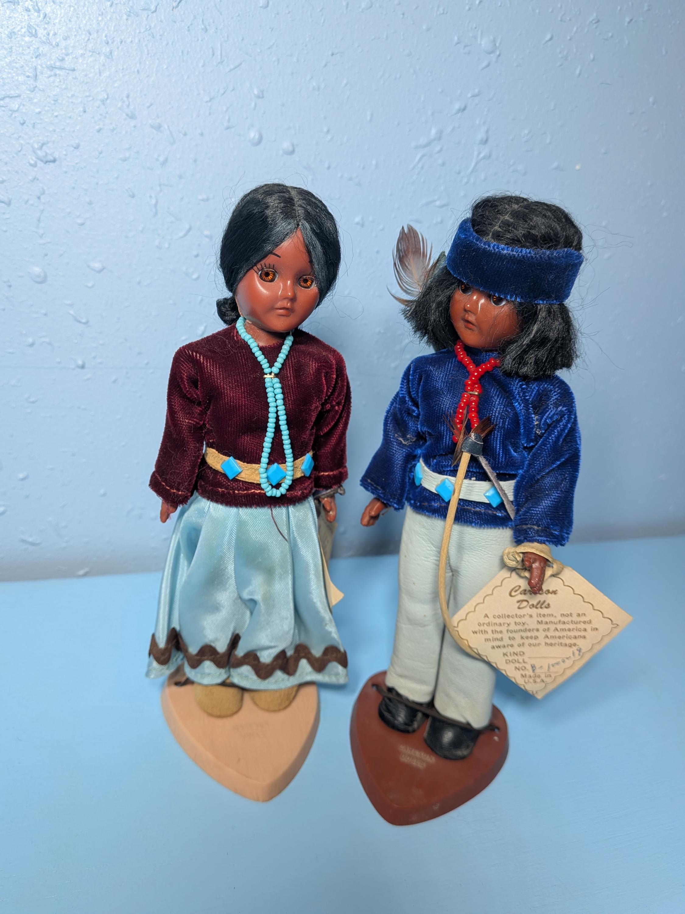 Vintage Carlson Native Doll - Etsy