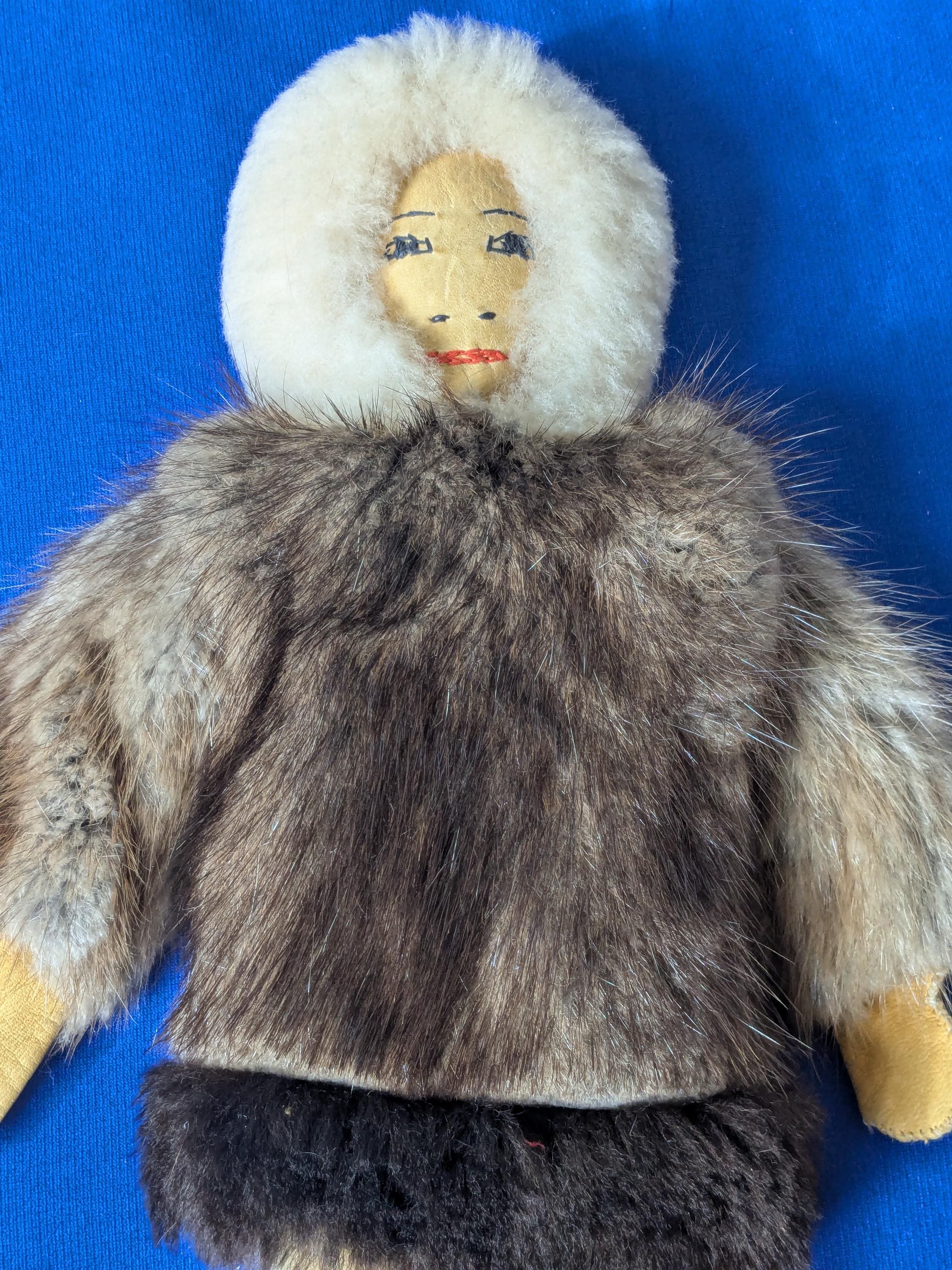 お人形　エスキモー　毛皮 Real fur eskimo doll - Etsy 日本