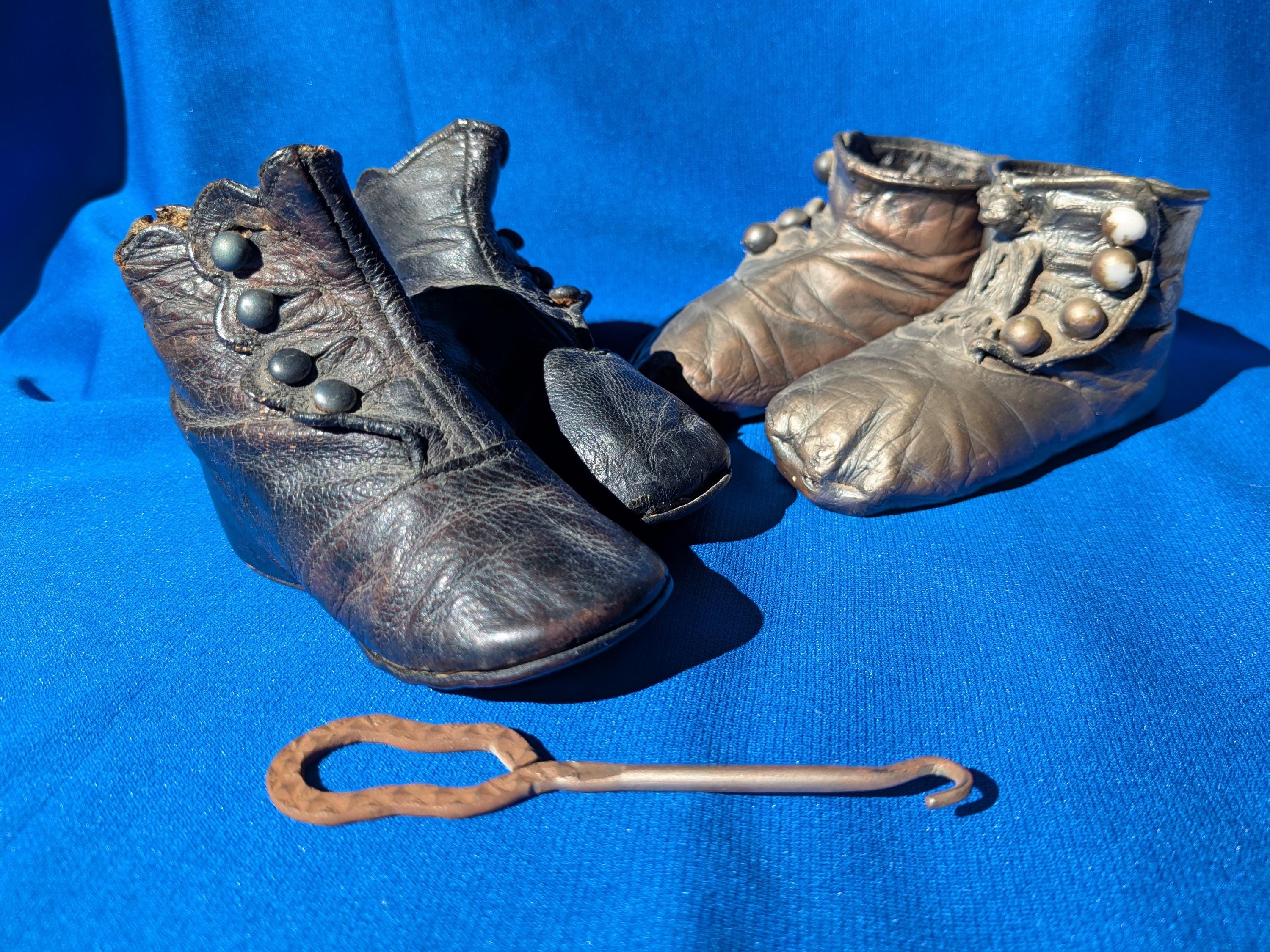 Vintage Antique Baby Shoes - Etsy Canada