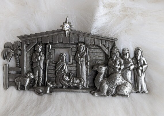 Nativity brooch cheap