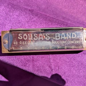 vintage Harmonica: "Special" or Sousa's Band 40 reed Maxitone Concert
