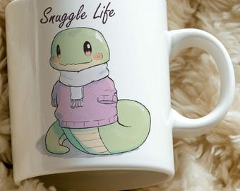 Snuggle Snake Mug | Cute Snake Mug for Coffee and Tea