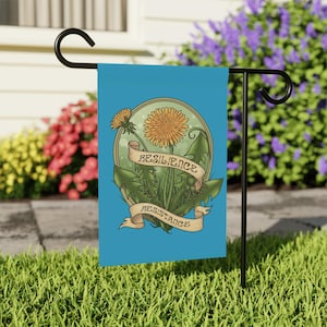 Drapeau de jardin anti-atout au pissenlit, drapeau féministe, bannière de maison, gauchiste démocrate anti-droits LGBTQ