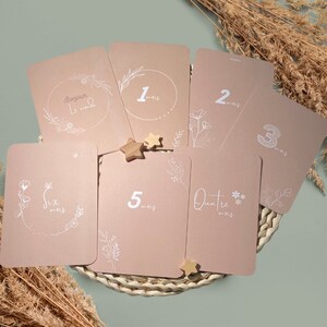 Baby milestone cards