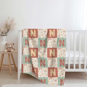 Boho Rainbow Blanket, Rainbow Baby/Toddler Blanket, Personalized Baby Blanket, Rainbow Baby Gift, Cute Sherpa/Minky Baby Blanket