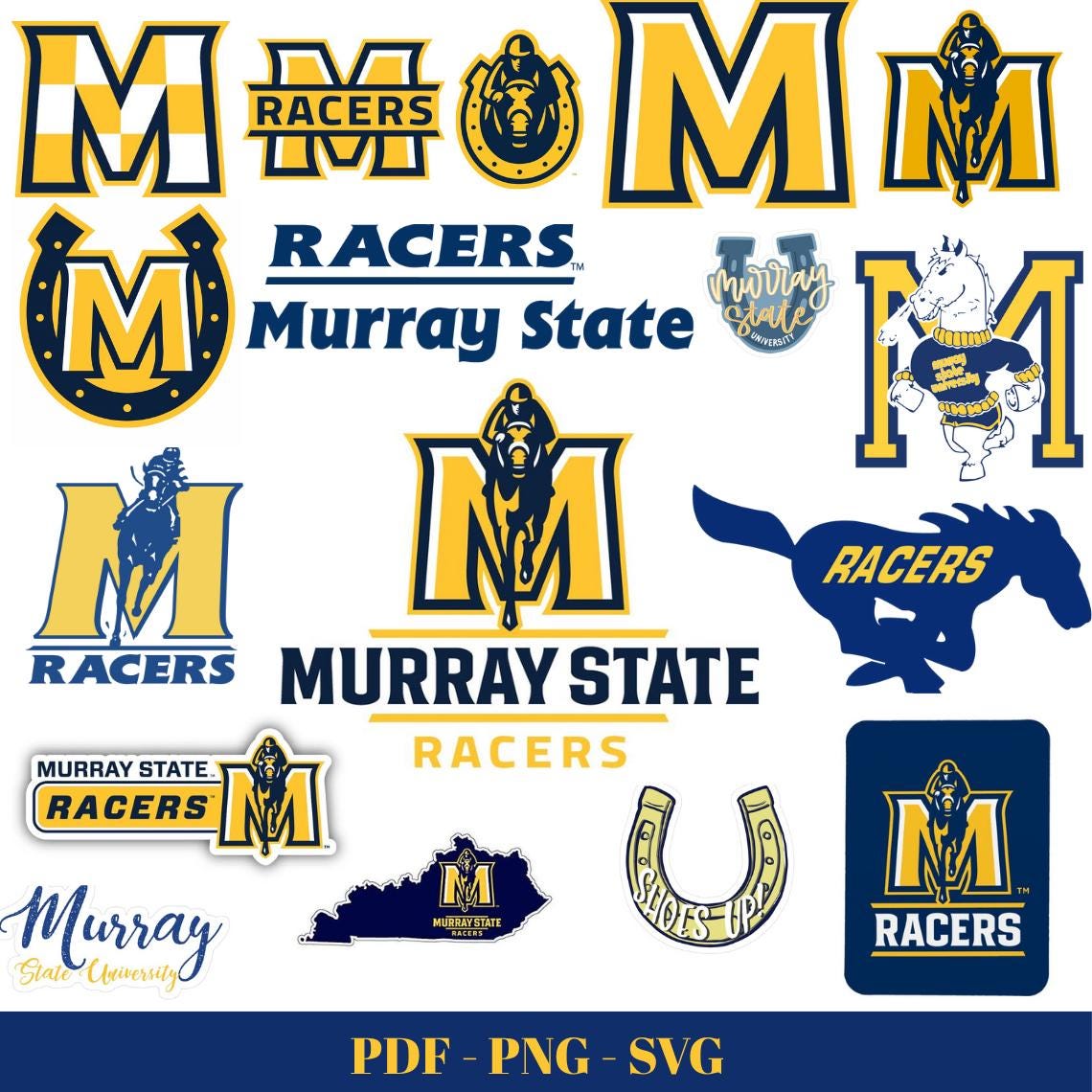 Murray State SVG, University SVG, Racers SVG, Game Day, Basketball, Football, College, Athletics, Instant Download.