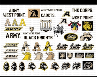 46+ High-Resolution Army College SVG, Sports, Black Knights SVG, Cricut, University, Football, Digital Download
