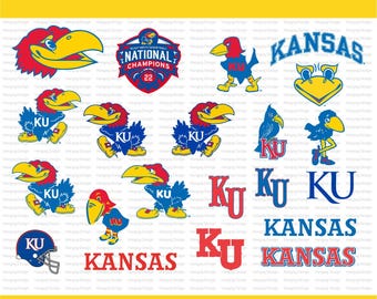 High Quality Kansas College SVG, athletics, Jayhawks SVG, Football, University, Cricut, Digital File.