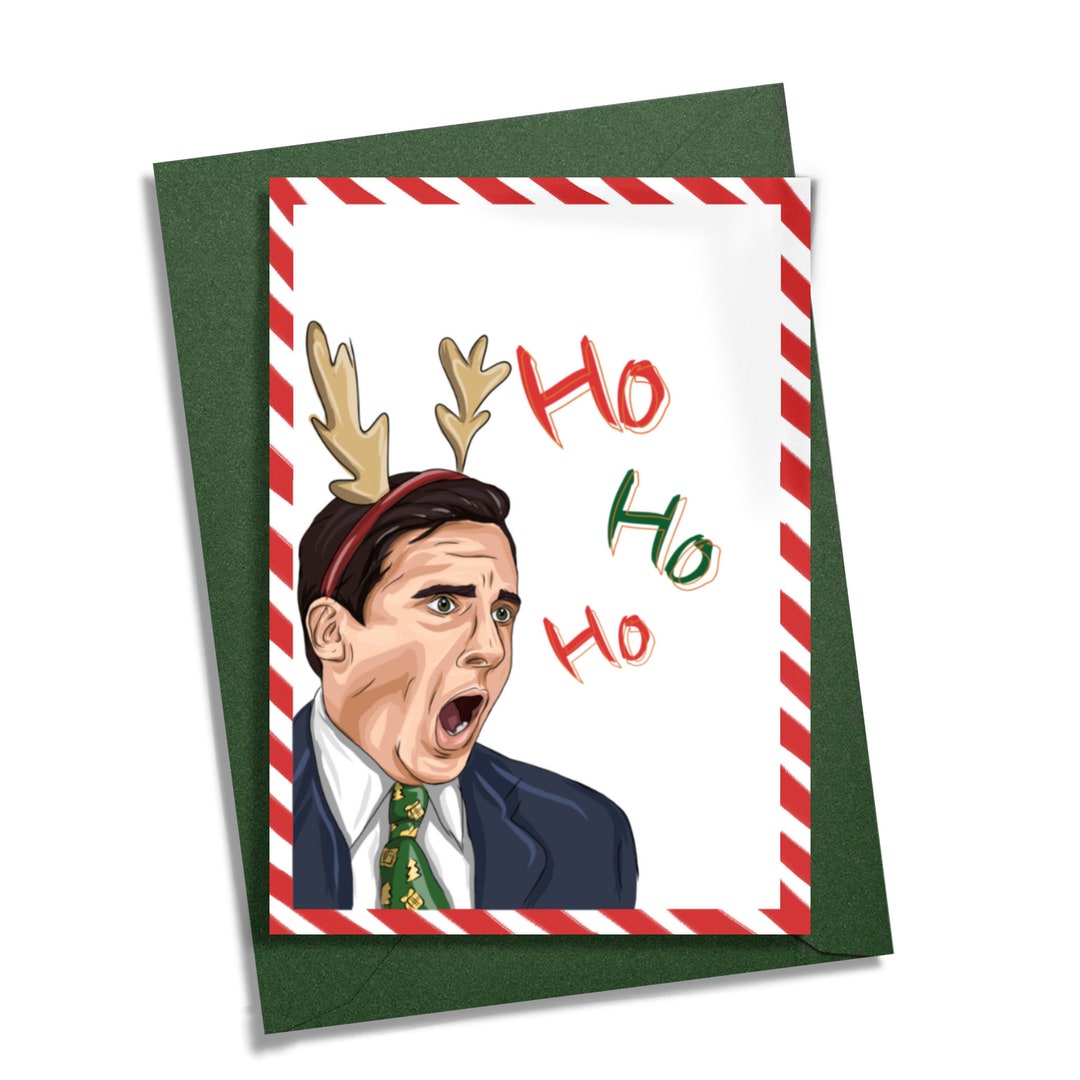 The Office Christmas Card Funny Christmas Etsy