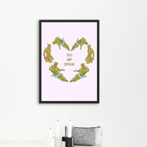 Digital Poster | Shrek | You are special | Funny meme Poster | Wall decor
