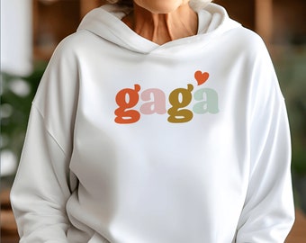 Cozy Gaga Casual Hoodie, Leisurewear for Gaga, Heavy Blend™ Hooded Sweatshirt, Fashionable Gaga Pullover Shirt, Stylish Gaga Sweatshirt