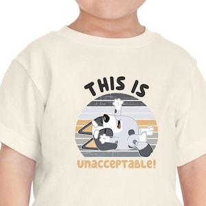 Muffin This is unacceptable shirt, Muffin Matching Shirt, Birthday Fun Gift, Toddler, Gift for toddler, Youth shirts.