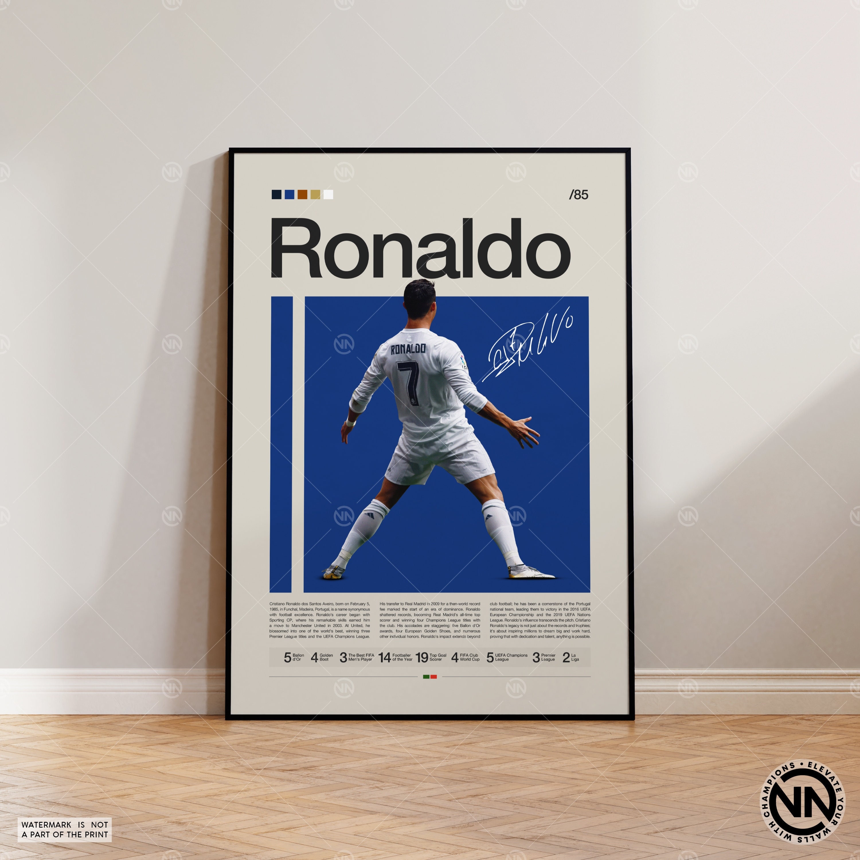 Portugal CR7 Poster - A1, Shop Today. Get it Tomorrow!