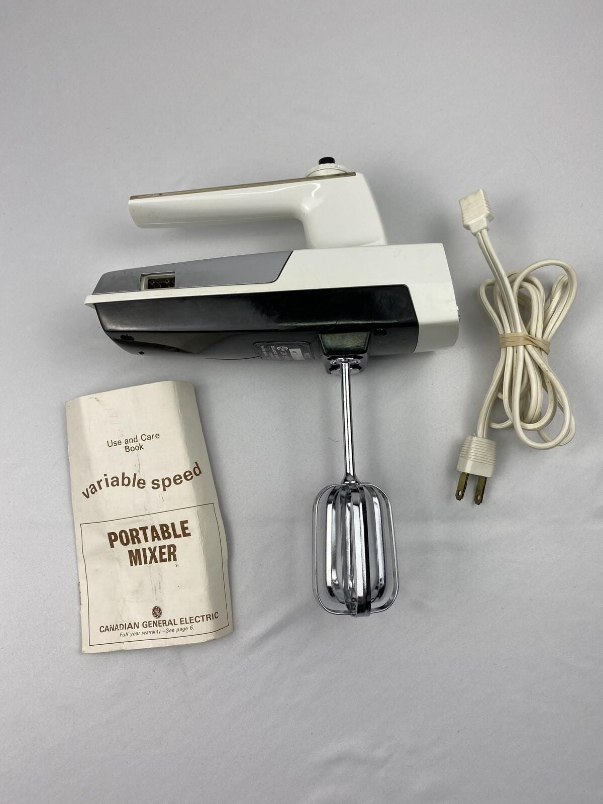 General Electric Hand Mixer Vintage - Etsy
