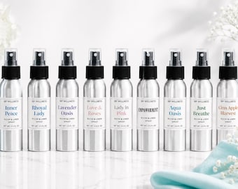 Colección de ambientadores para habitaciones y ropa de cama / Ambientador en spray para el hogar / Fragancias inspiradas en spas / Ambientador / Regalo de bienestar