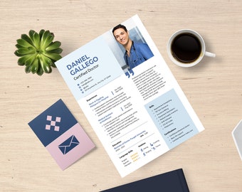 Proste CV lekarza medycyny | Profesjonalne CV | Szablon CV Word | Nowoczesne CV | Minimalistyczne CV | Natychmiastowe pobranie | Edytowalne CV