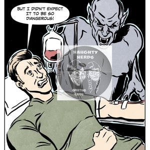 Vampire Birthday Card for a Woman - Etsy