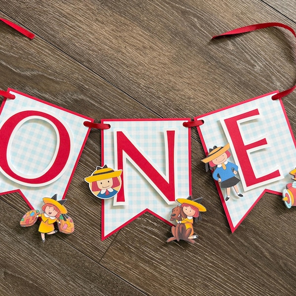 Madeline theme ONE high chair banner