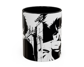 Cowboy Bebop, Spike Spiegel coffee Mug, Anime Coffee Mug, Manga Coffee Mug, Cute Coffee Mug, Cowboy Bebop Art, Cowboy Bebop Mug, 11oz, 15oz