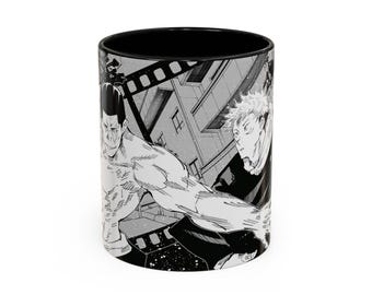 Jujutsu Kaisen, Todo Aoi X Yuji Itadori Coffee Mug, Cute Anime Mug, Cute Manga Mug JJK Mug, JJK Coffee Mug, JJK Cute Mug,11oz, 15oz