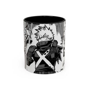 My Hero Academia Bakugo Coffee Mug, MHA Anime Mug, MHA Manga Mug, Bakugo Mug, Bakugo Design Mug, Cute Anime Mug, Cute Manga Mug,  (11, 15oz)