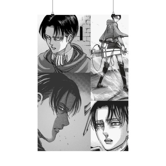 進撃の巨人 リヴァイ・アッカーマン マット縦型ポスター - Etsy 日本