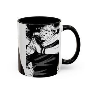 Jujutsu Kaisen Ryomen Sukuna Coffee Mug, Anime Gift, Cute Anime Mug, Cute Manga Mug, JJK Mug, JJK Coffee Mug, JJK Cute Mug, jjk,  (11, 15oz)