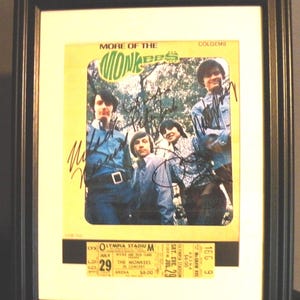 The Monkees Autograph - Etsy